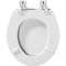 Mayfair Mayfair by Bemis Lannon Slow Close Round White Enameled Wood Toilet Seat 43SLOW-000 - alternate 3